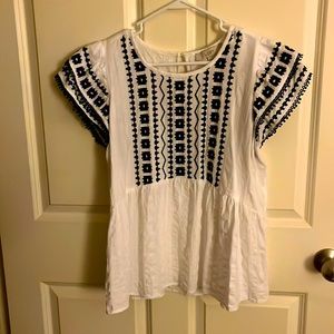 Peplum flutter sleeve tops (2 for 1!)